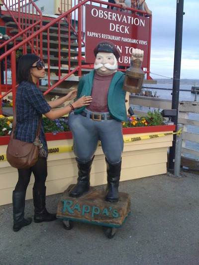 Meet Papa Rappa. I have a picture with this man from every year of my life! He never gets old, but I do. Not fair.  (Fisherman’s Wharf. Monterey, CA)